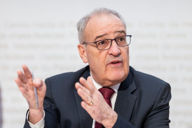 Bundespräsident Guy Parmelin führte am Freitag Handelsgespräche mit der amerikanischen Regierung.