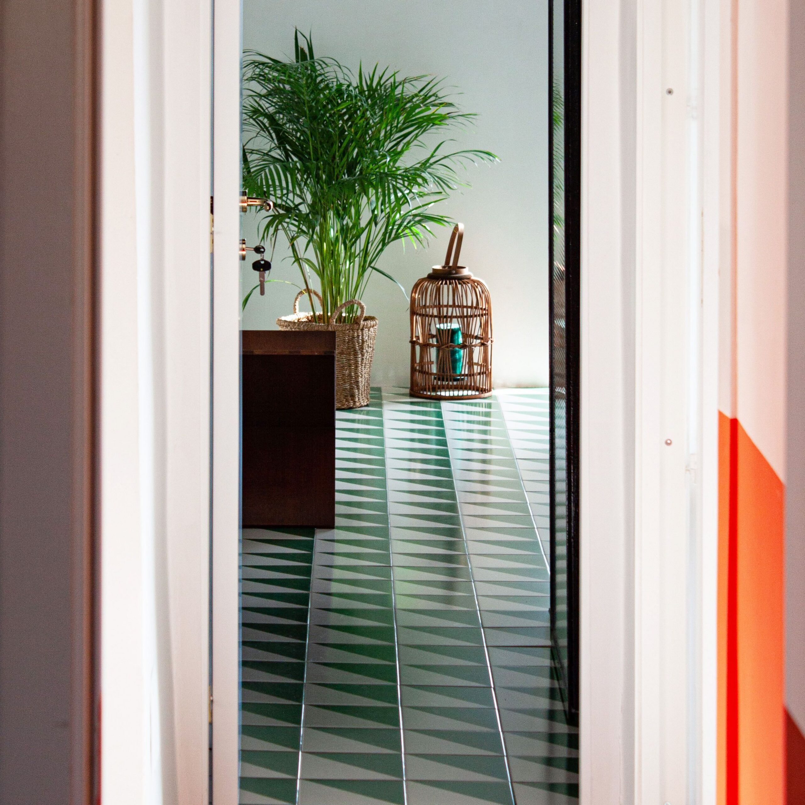 All the Souls of Ceramic Tiles in This Naples Apartment