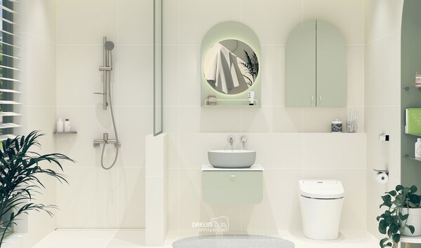 Daelim Bath & Kitchen Launches Two Pastel-Toned Bathroom Remodeling Sets