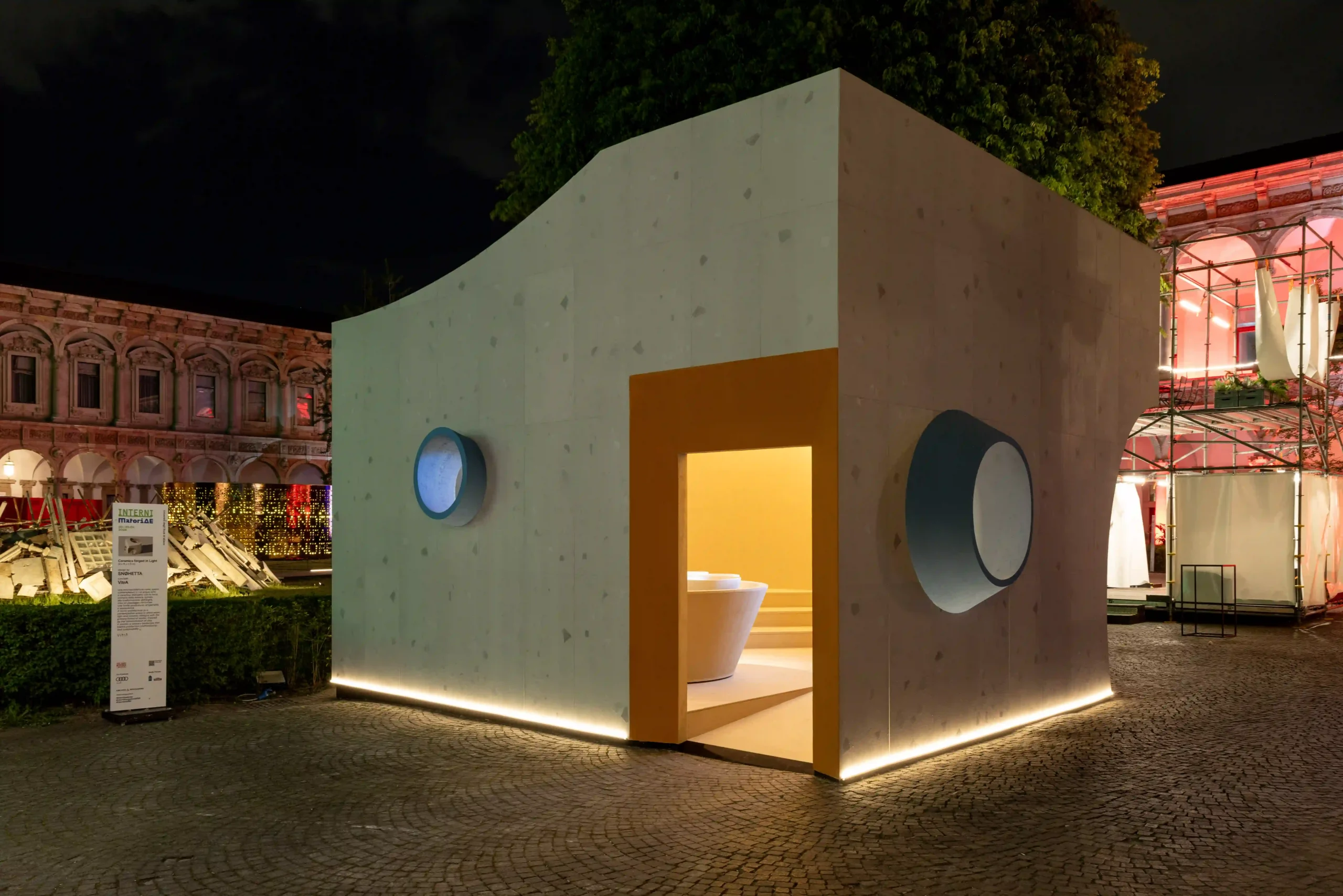 VitrA y Snøhetta transforman la cerámica en una experiencia guiada por la luz en la MDW26