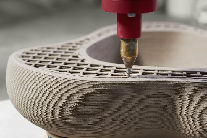 Bathroom Manufacturer Uses Ceramic 3D Printing to Create Unique Sink