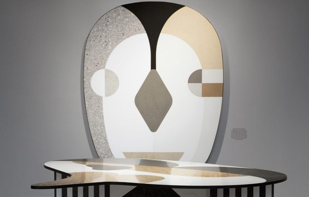 Différentes essences de quartz permettent au designer de jouer sur les associations de couleurs et de textures.