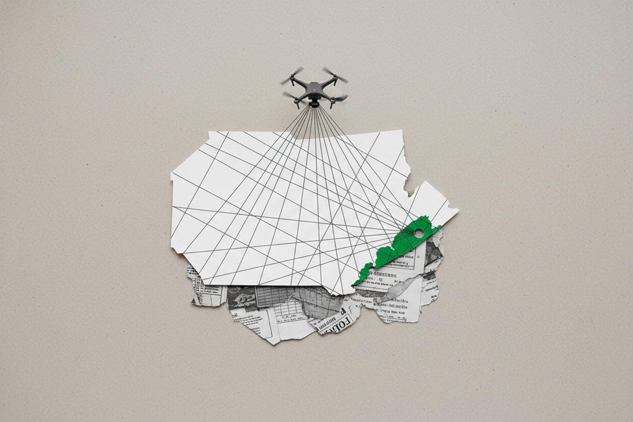 McLaren Maps Blue Quartz With Drones To Set Up Drilling
