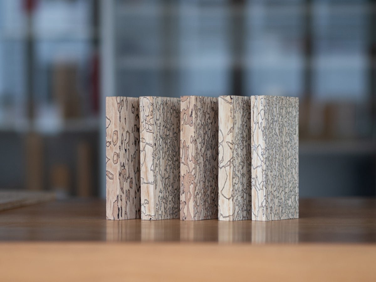 Sustainable Building Materials: Wood Enhanced with a Fungus Looks Like Marble