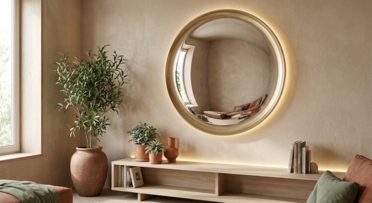 Tendance déco murale 2026 : ce miroir incurvé encore méconnu qui change tout chez vous en quelques secondes
